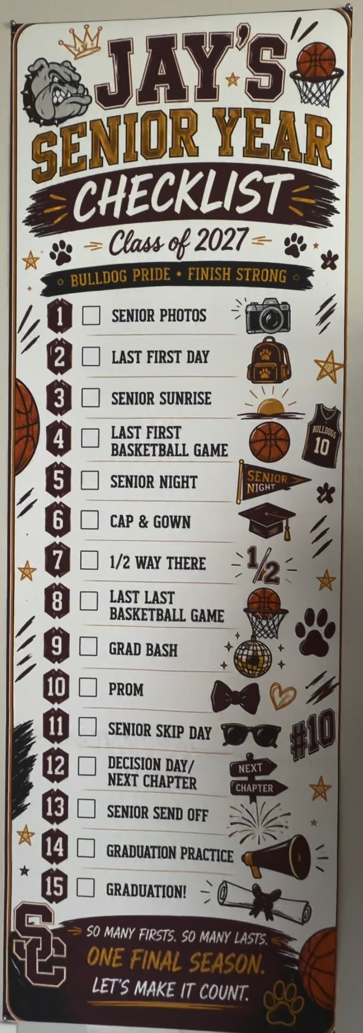 Senior Checklist Banner